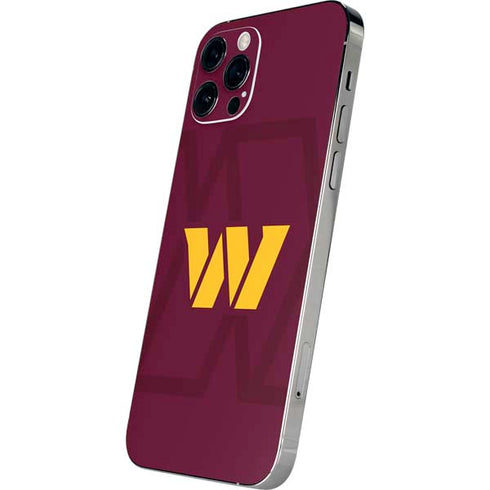 NFL Washington Commanders Large Logo iPhone 12 Pro Max Skin